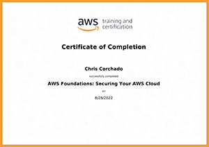 AWS Foundations: Securing Your AWS Cloud