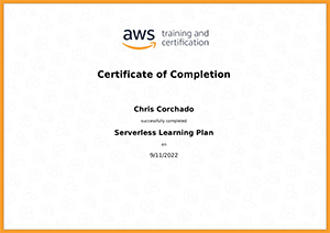 Serverless Learning Plan