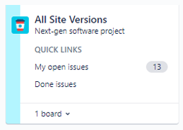 All Versions Jira Board Icon