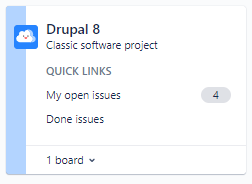 Drupal 8 Jira Board Icon