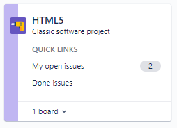 HTML5 Jira Board Icon