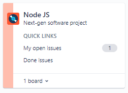 NodeJS Jira Board Icon