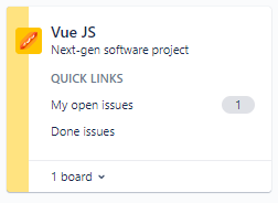 VueJS Jira Board Icon